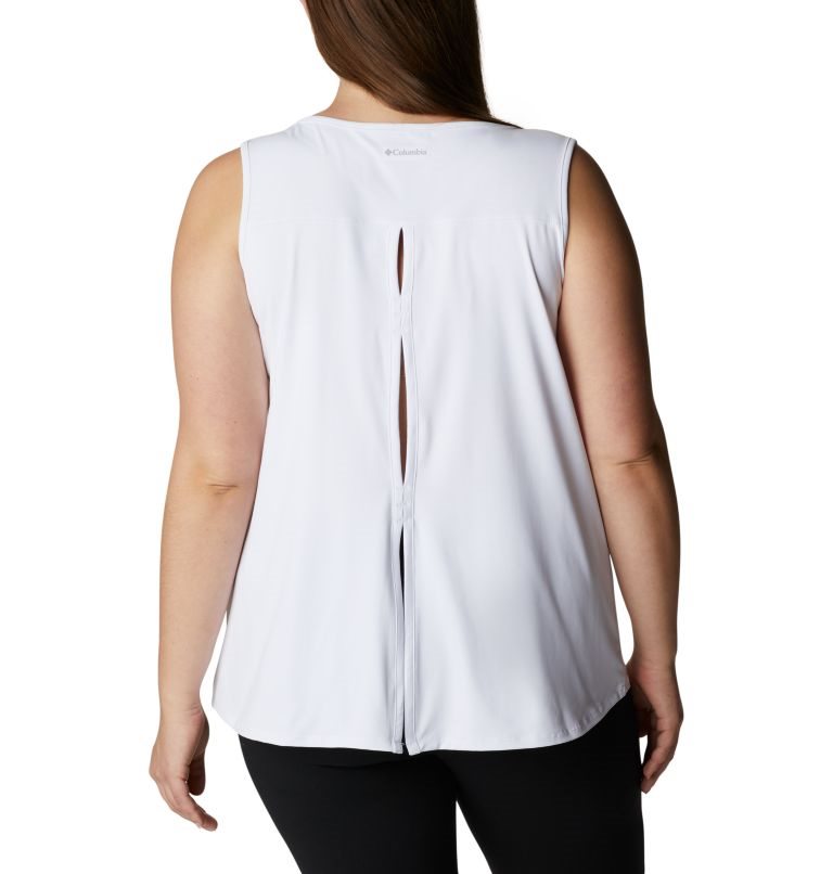 Women's Columbia Chill River Tanks White | Plus Size CA-L0154